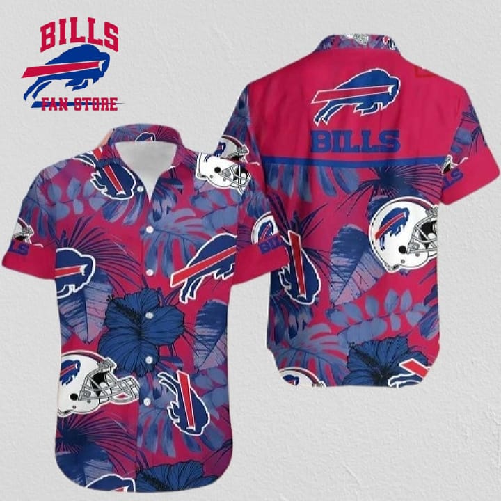 NFL Buffalo Bills Hawaiian Shirt Tropical Exotic Flowers