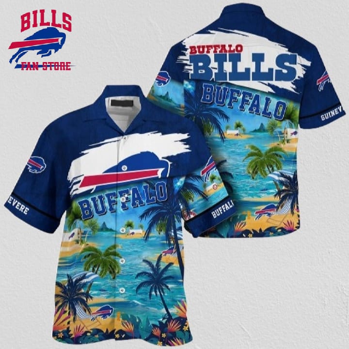 NFL Buffalo Bills Palm Tree Hot Summer Hawaiian Shirt Gifts Sport Fans