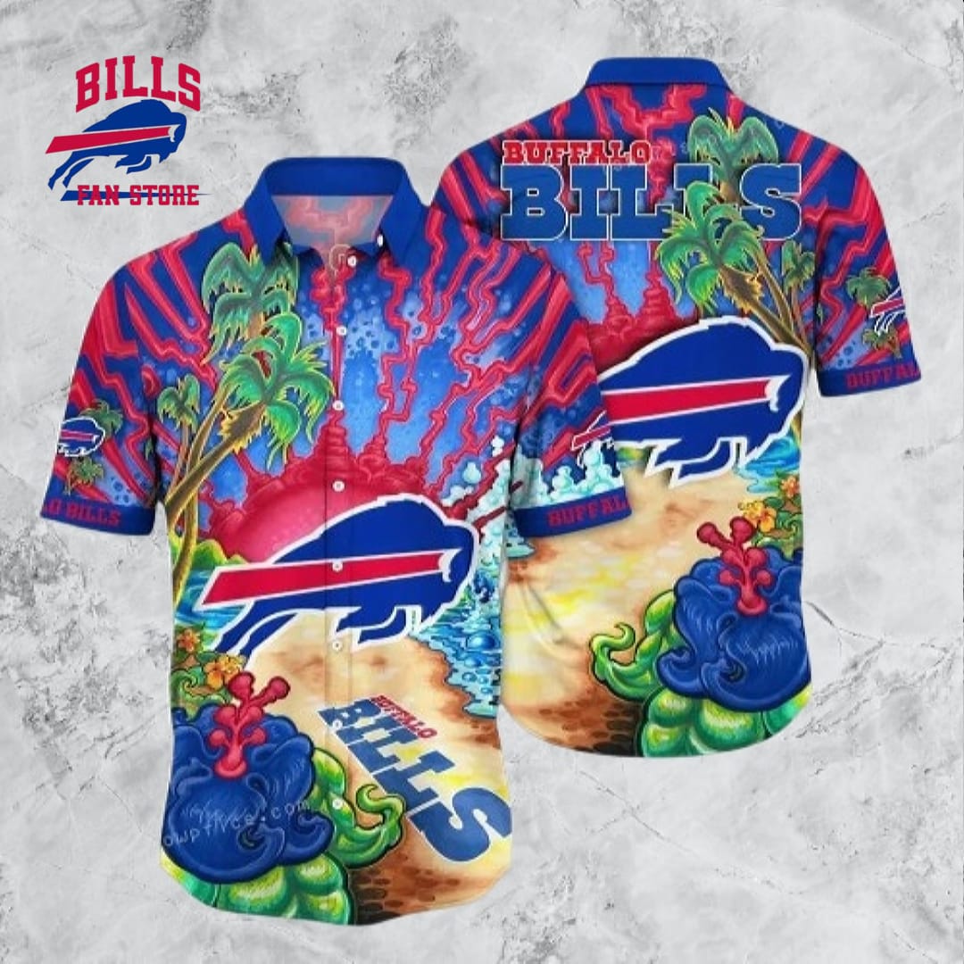 NFL Buffalo Bills Hawaiian Shirt Style Beach Gift For Fans Football Lover
