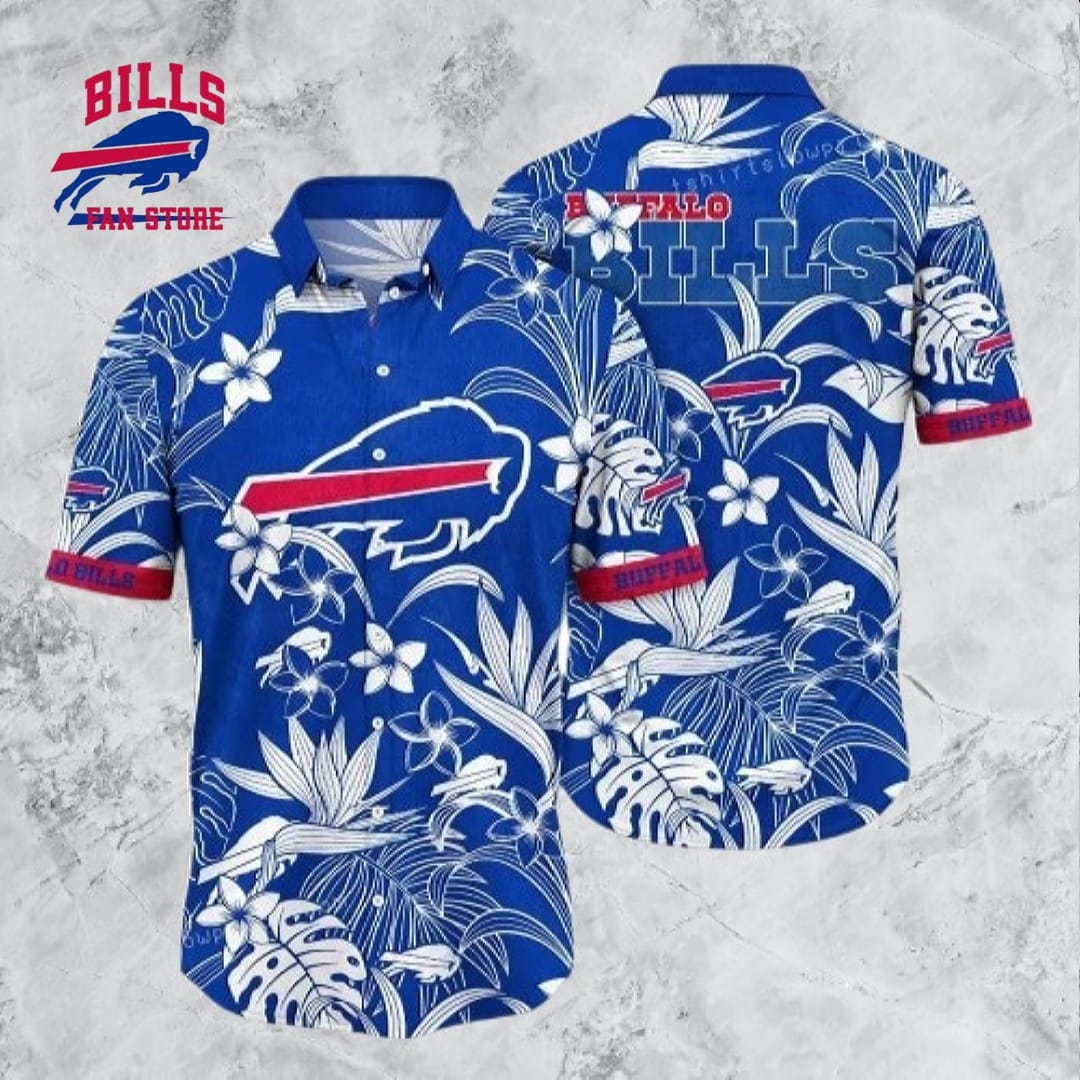 NFL Buffalo Bills Hawaiian Shirt Style Tropical Tree Gift For Fans Football Lover