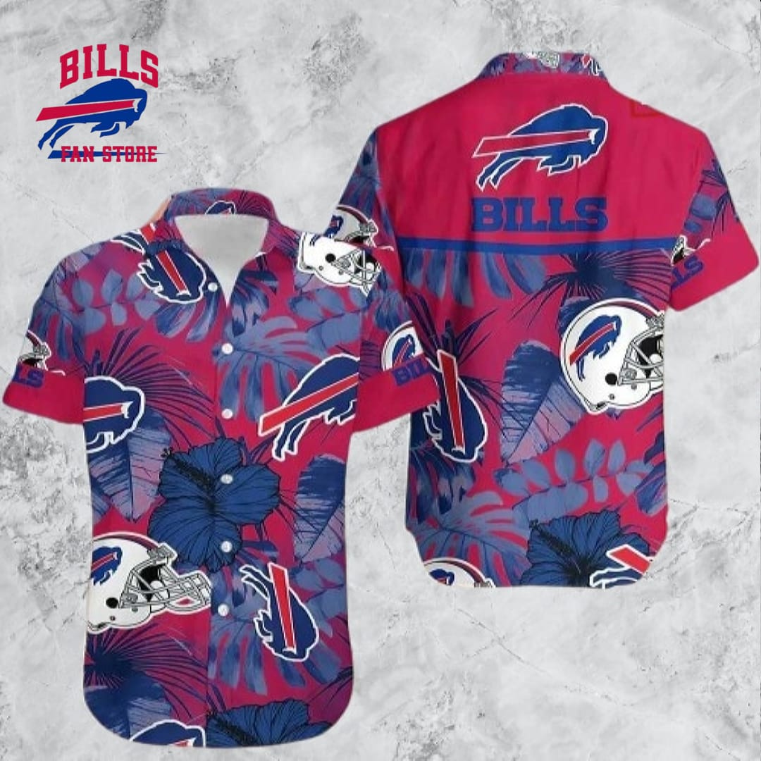 NFL Buffalo Bills Hawaiian Shirt Tropical Exotic Flowers