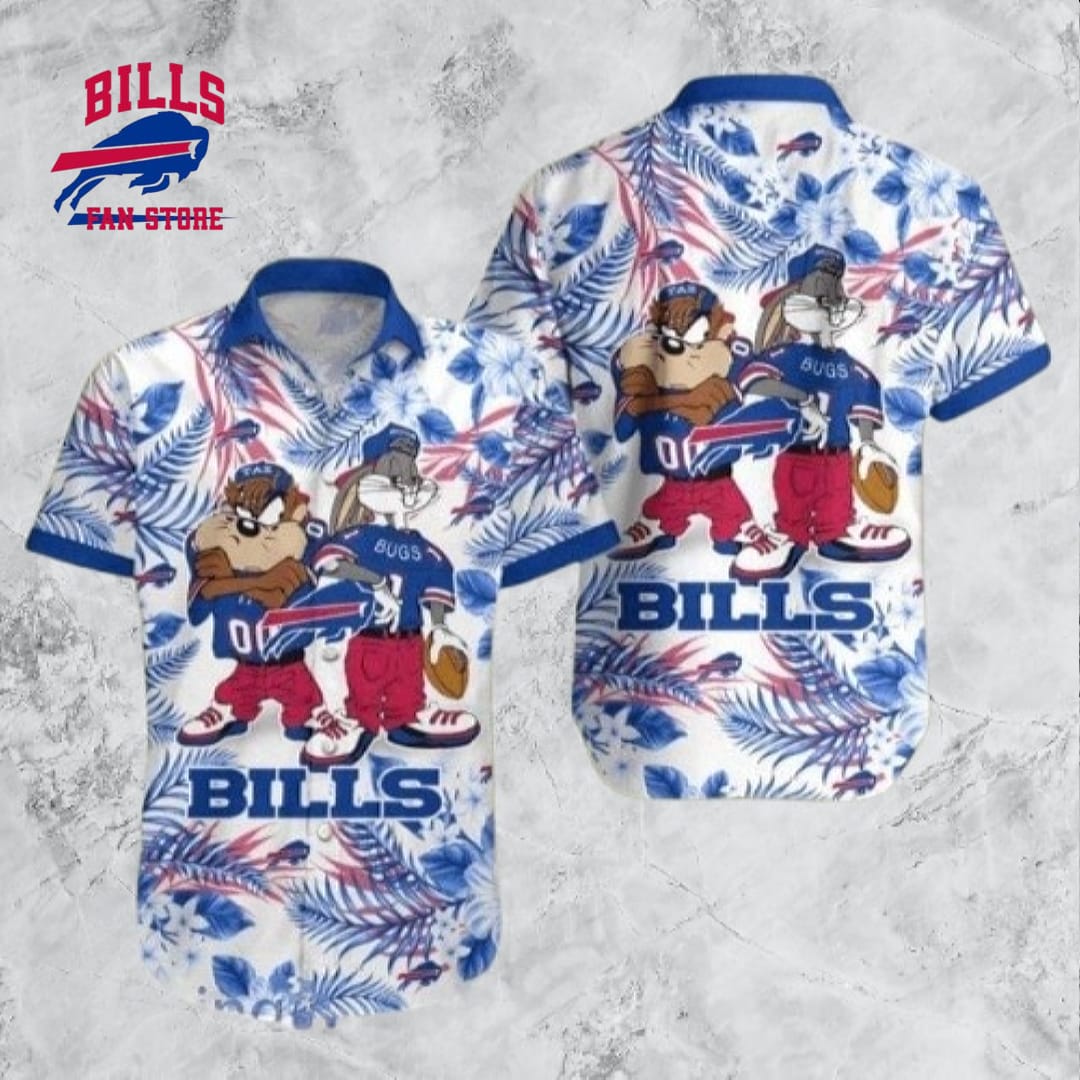 NFL Buffalo Bills Taz And Bugs Hawaiian Shirt Gift For Men