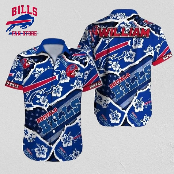 Personalized Buffalo Bills Hawaiian Shirt NFL Football Cheap Hawaiian Shirt For Men Women