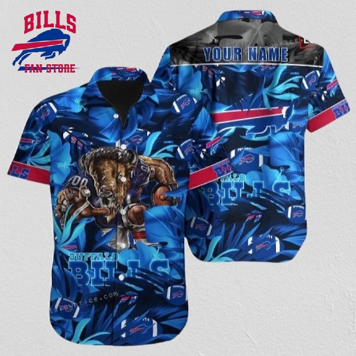 Personalized Buffalo Bills Hawaiian Shirt NFL Football Cheap Hawaiian Shirt For Mens Womens