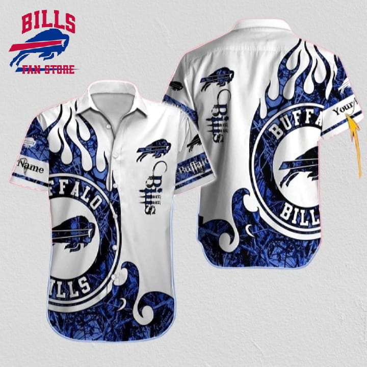Personalized NFL Buffalo Bills Hawaiian Shirt Special Realtree Hunting Design Aloha Shirt