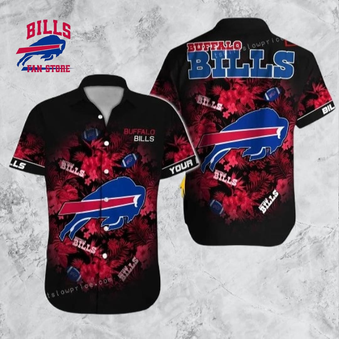 Personalized Buffalo Bills Hawaiian Shirt NFL Football Cheap Button Up Hawaiian Shirt