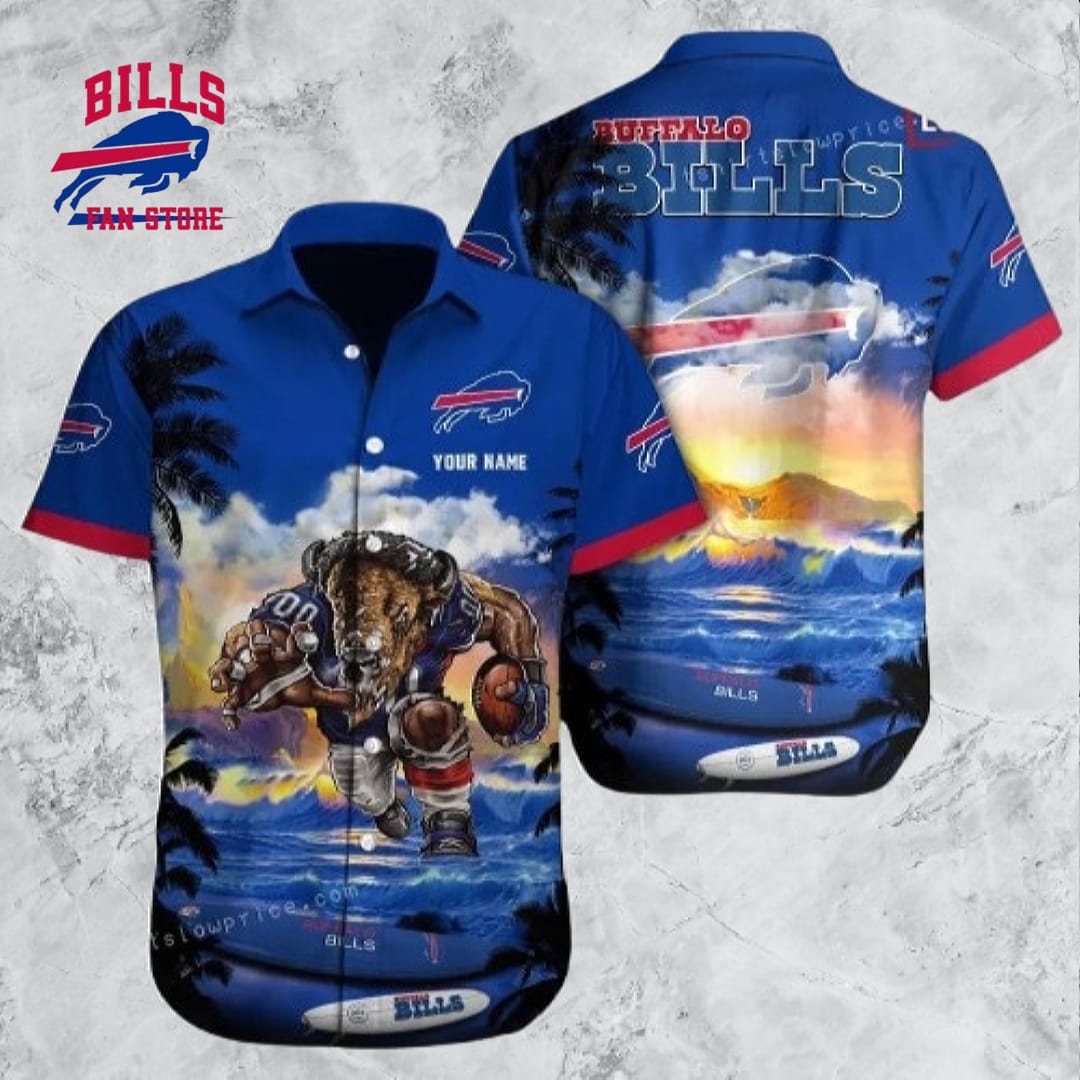 Personalized Buffalo Bills NFL Football Aloha Hawaiian Shirt For Mens Womens