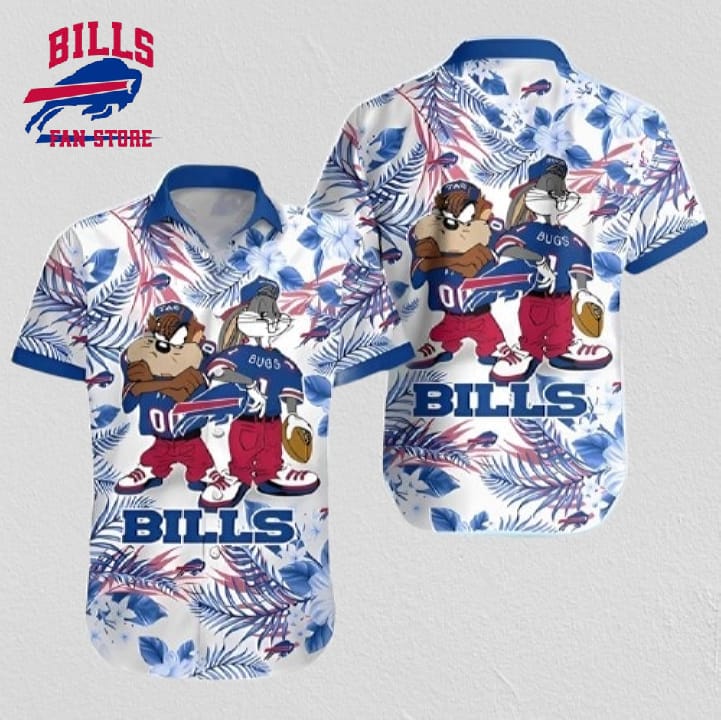 Taz And Bugs Hawaiian Shirt Buffalo Bills Aloha Shirt