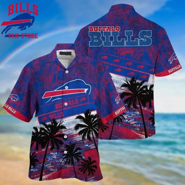 Trending NFL Buffalo Bills Hawaiian Shirt Gift For Beach Trip, NFL Hawaiian Shirt