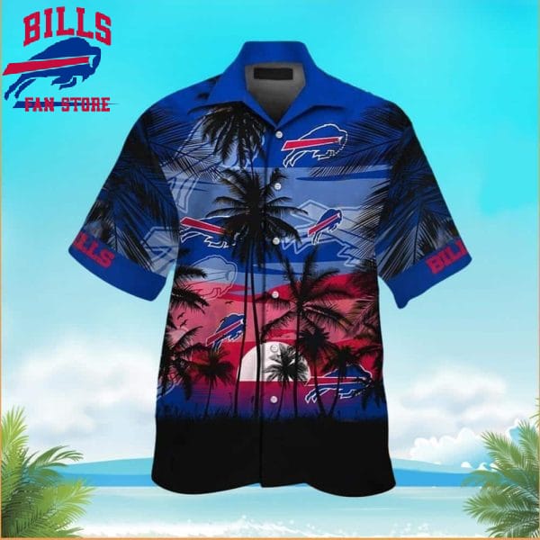Vintage Buffalo Bills Hawaiian Shirt Beach Gift For Friend, NFL Hawaiian Shirt