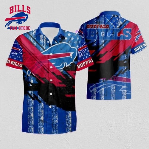 Buffalo Bills Flower Summer Beach Hawaiian Shirt And Short