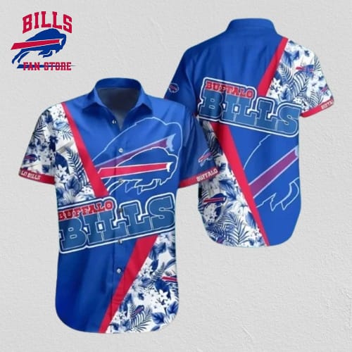 Buffalo Bills Hawaiian Shirt Bold Stripes