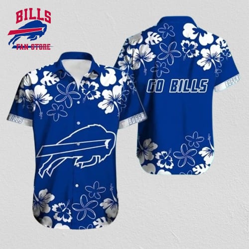 Buffalo Bills Hawaiian Shirt Hibiscus Floral