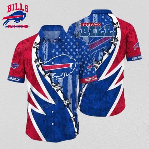 Buffalo Bills Hawaiian Shirt Star Spangled Design