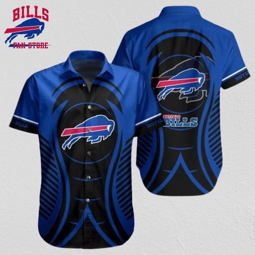 Buffalo Bills Hawaiian Shirt Tribal Edge Design 707877