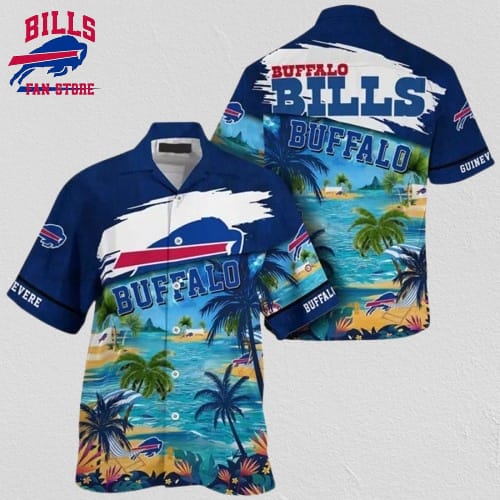 Buffalo Bills Hawaiian Shirt Tropical Beach Personalized 467011