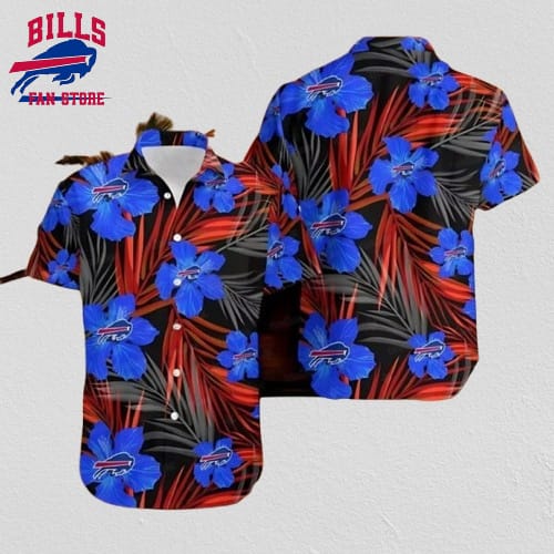 Buffalo Bills Hawaiian Shirt Tropical Bloom Design 340027