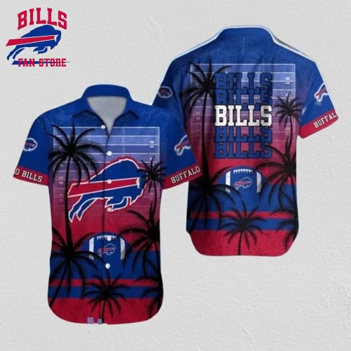 Buffalo Bills Hawaiian Shirt Tropical Field Design 510097
