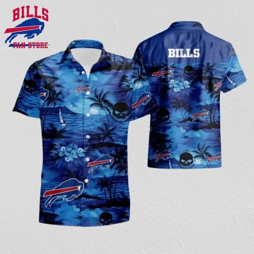 Buffalo Bills Hawaiian Shirt Tropical Nights Design 776422