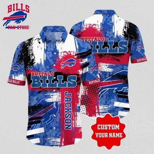 Buffalo Bills Hawaiian Shirt Vibrant Splash Design Personalized510737