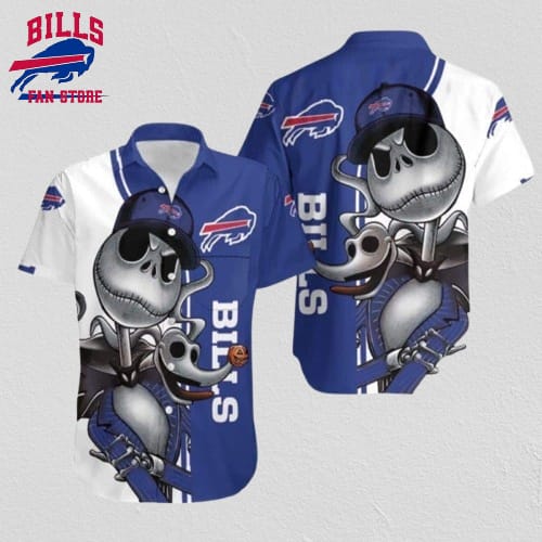 Buffalo Bills Jack Skellington NFL Hawaiian Shirt