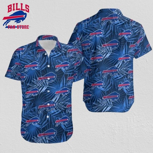 Buffalo Bills Leaf and Logo Limited Edition Hawaiian Shirt For Fans