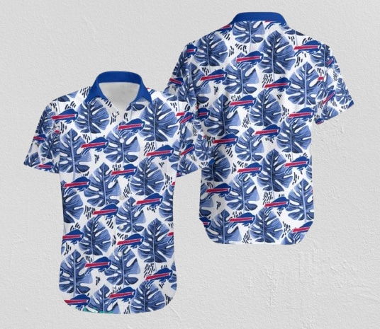 Buffalo Bills Leaf Tropical Style Summer Hawaiian Shirt For Fans