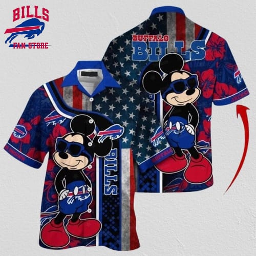 Buffalo Bills Mickey Mouse Hawaiian Shirt for Fans 251301