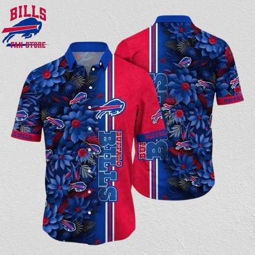 Buffalo Bills NFL Flower Hawaiian Shirt Best Gift For Fans