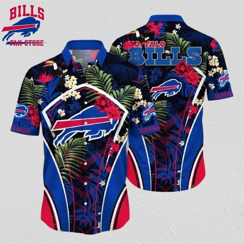 Buffalo Bills NFL Flower Hawaiian Shirt Impressive Gift For Fans