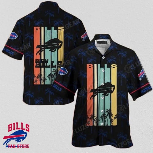 Buffalo Bills NFL Hawaii Beach Shirt Retro Vintage Summer