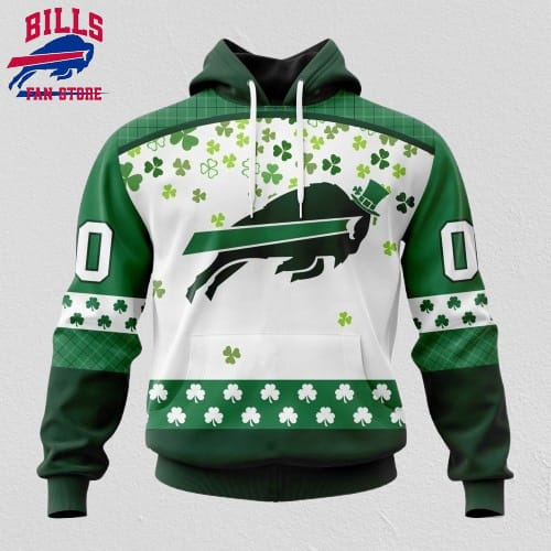 NFL Buffalo Bills Hoodie Special Design For St Patrick Day