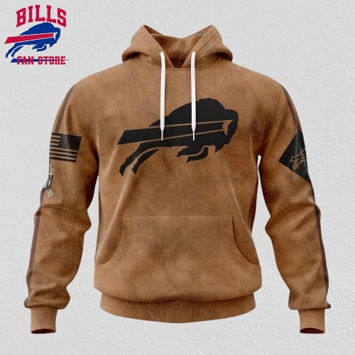 NFL Buffalo Bills Hoodie Special Salute To Service For Veterans Day Full Printed Hoodie