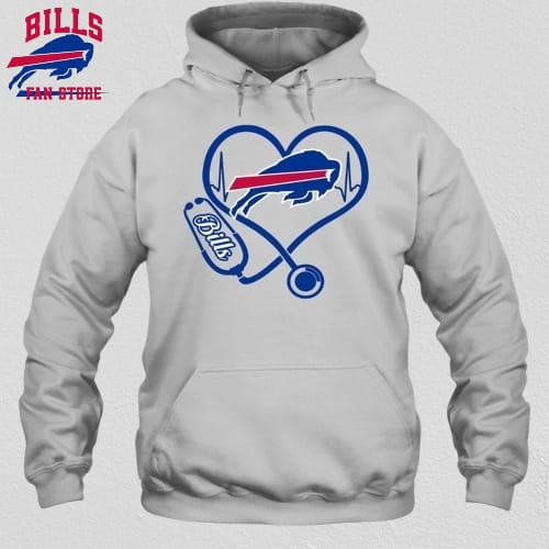 NFL Buffalo Bills Nurse Love Hoodie Unisex Football T-Shirt Hoodie