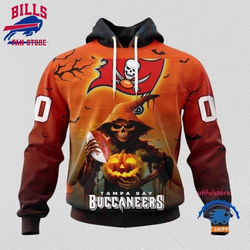 NFL Tampa Bay Buccaneers Ghost Witches Halloween Custom Hoodie
