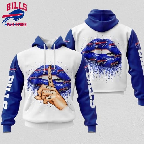 Buffalo Bills All Over Print Lips 3D Hoodie Show Your Team Spirit