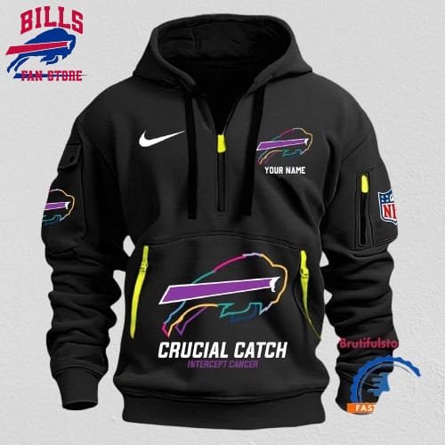 NFL Buffalo Bills 2024 NFL Crucial Catch Custom New Hoodie