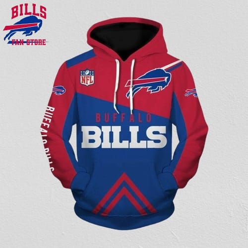 NFL Buffalo Bills 3D Hoodie All Over Print Shirts Elevate Your Game Day Look