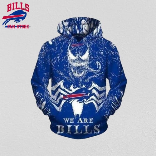 NFL Buffalo Bills 3D Hoodie All Over Print Shirts Venom Show Your Team Spirit